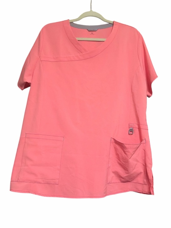 Carhartt Tops - Carhartt Coral Pink Short Sleeve V-Neck Scrub Top
